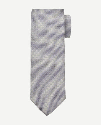 Suitable stropdas linnen structuur blauw