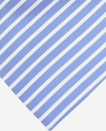 Suitable stropdas streep blauw