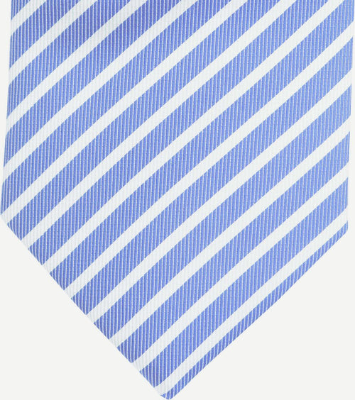 Suitable stropdas streep blauw