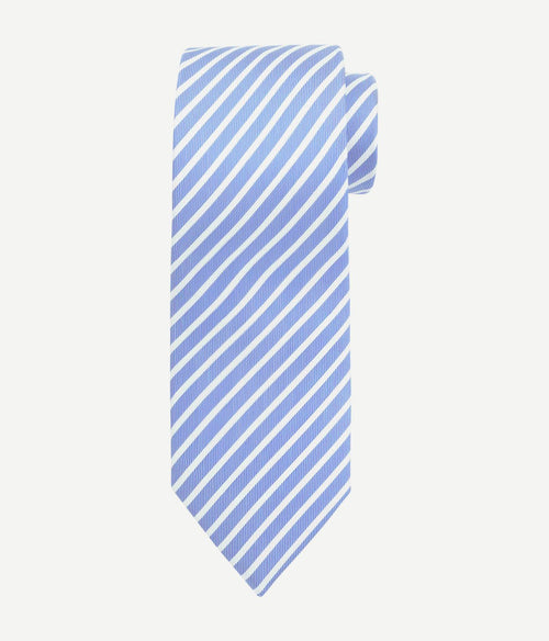 Suitable stropdas streep blauw