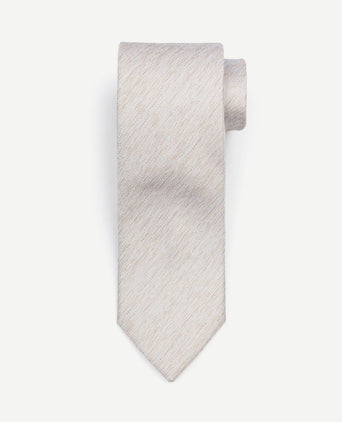 Stropdas zijde délavé beige