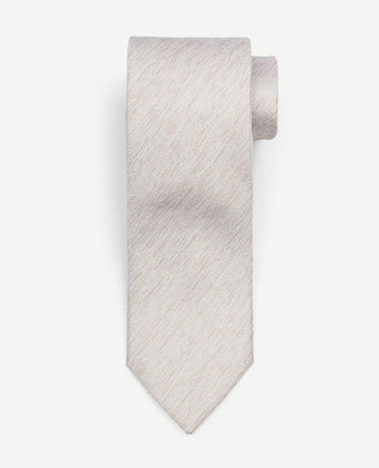 Stropdas zijde délavé beige