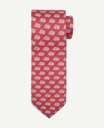 Suitable stropdas zijde paisley rood