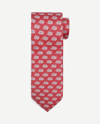 Stropdas zijde paisley rood
