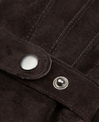 Suitable suede handschoen bruin