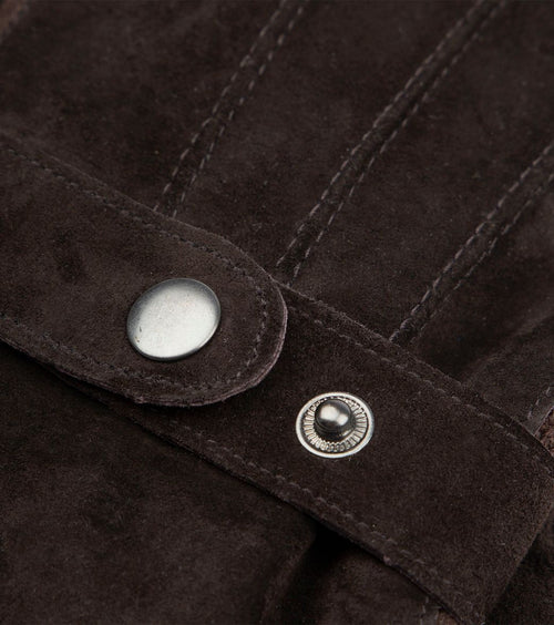 Suitable suede handschoen bruin