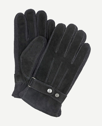 Suitable suede handschoen zwart