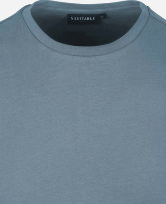 Respect t-shirt Jim blauw