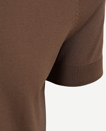 Knitted t-shirt wake tabacco
