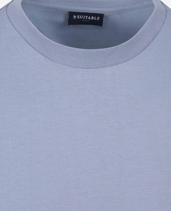 Respect t-shirt tim lichtblauw