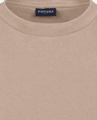 Rink t-shirt heavy jersey taupe