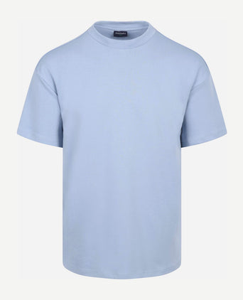 Rink t-shirt backprint heavy jersey blauw