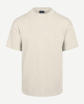 Rink t-shirt backprint heavy jersey ecru