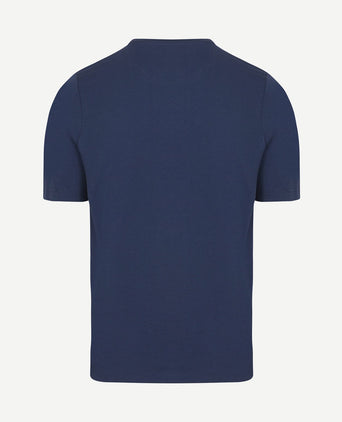 Respect t-shirt Jim denim blauw