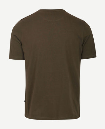 Respect t-shirt Jim olijf groen