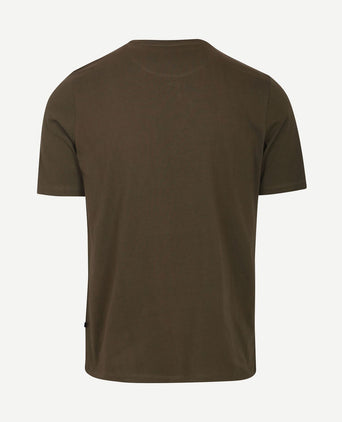 Respect t-shirt Jim olijf groen