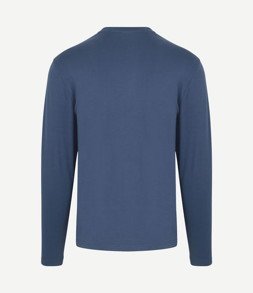 Respect longsleeve heavy t-shirt donkerblauw