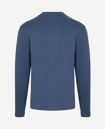 Respect longsleeve heavy t-shirt donkerblauw