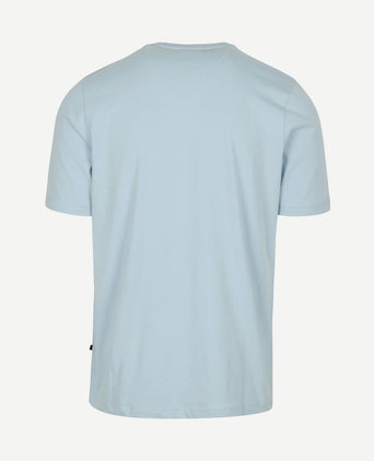 Respect t-shirt Jim lichtblauw