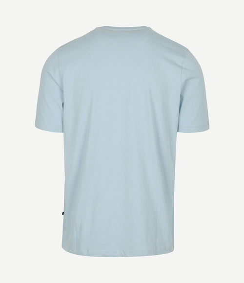 Respect t-shirt Jim lichtblauw