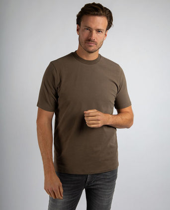 Suitable respect t-shirt hi taupe