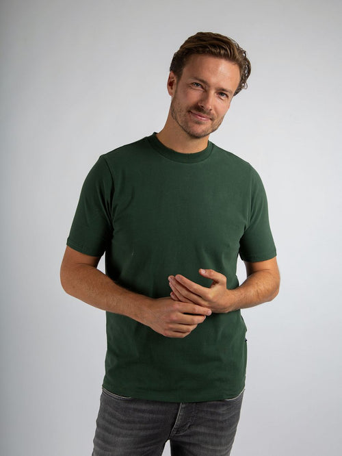 Respect t-shirt hi donkergroen