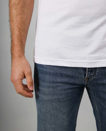 Vita t-shirt v-hals wit (6-pack)