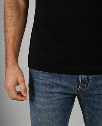 Ota t-shirt o-hals zwart (2-pack)