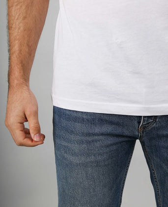 Ota t-shirt ronde hals wit (2-pack)