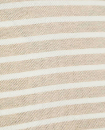 T-shirt isaac stripe piqué pebble