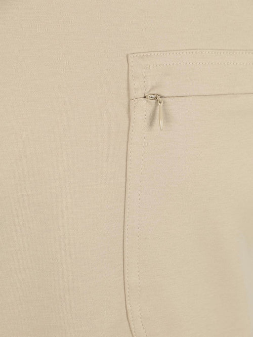 Suitable t-shirt sonny pocket beige