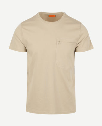 T-shirt sonny pocket beige