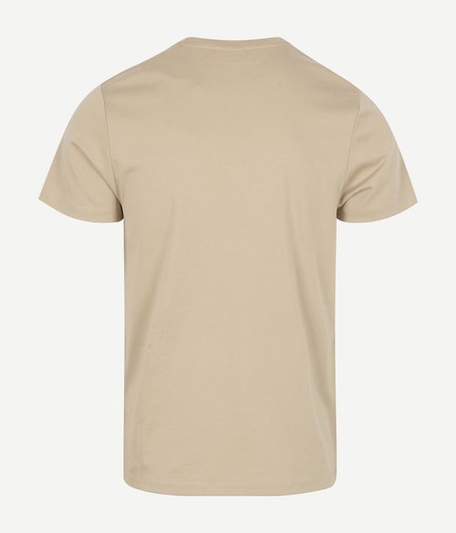 Suitable t-shirt sonny pocket beige