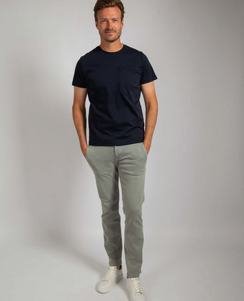 T-shirt sonny pocket donkerblauw