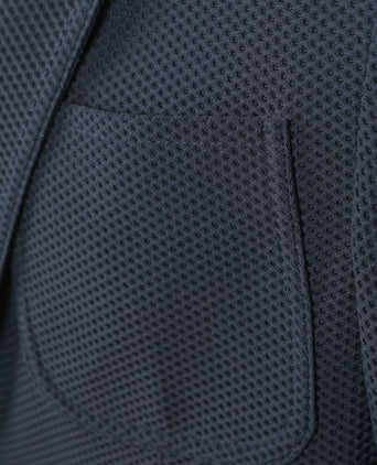 Suitable travel jacket donkerblauw | Slim-fit