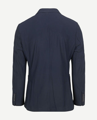 Suitable travel jacket donkerblauw | Slim-fit