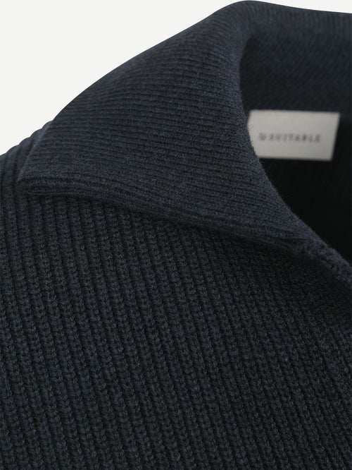 Suitable trui riva knit donkerblauw | Regular-fit