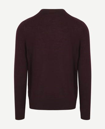 Suitable merino pullover bordeaux