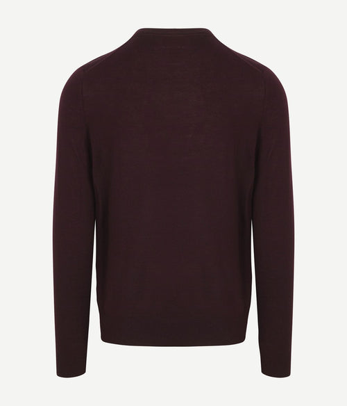 Suitable merino pullover bordeaux