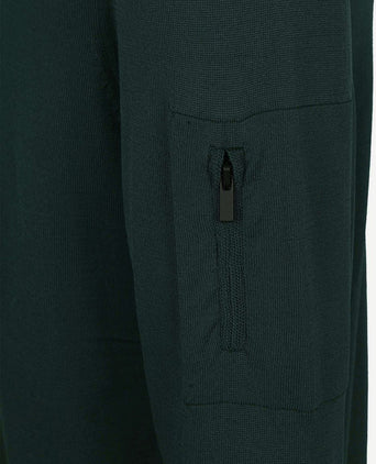 Suitable trui cooldry knit turtleneck groen | Slim-fit