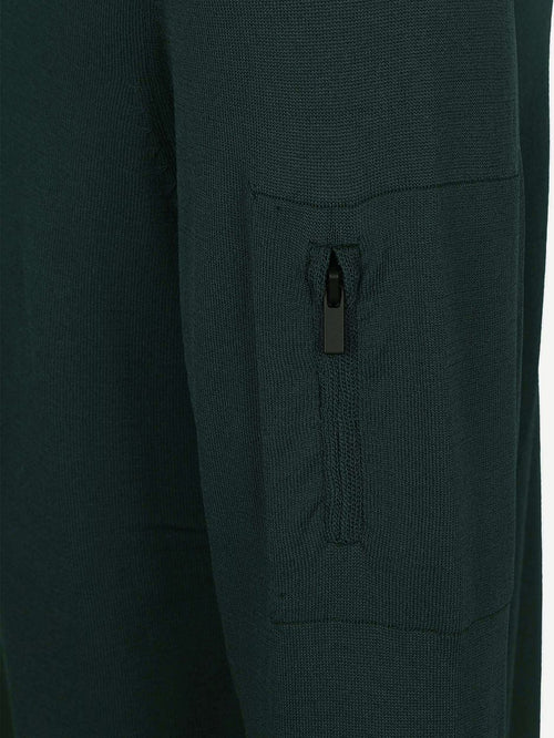 Suitable trui cooldry knit turtleneck groen | Slim-fit