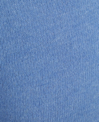 Lamswol trui v-hals blauw