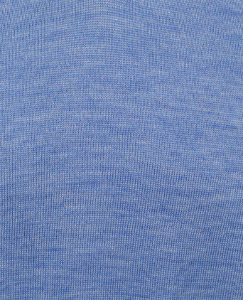 Merino pullover v-hals lichtblauw