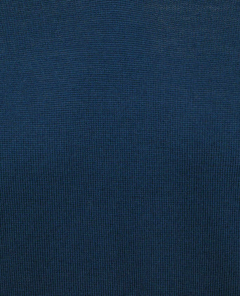 Merino pullover v-hals indigo blauw