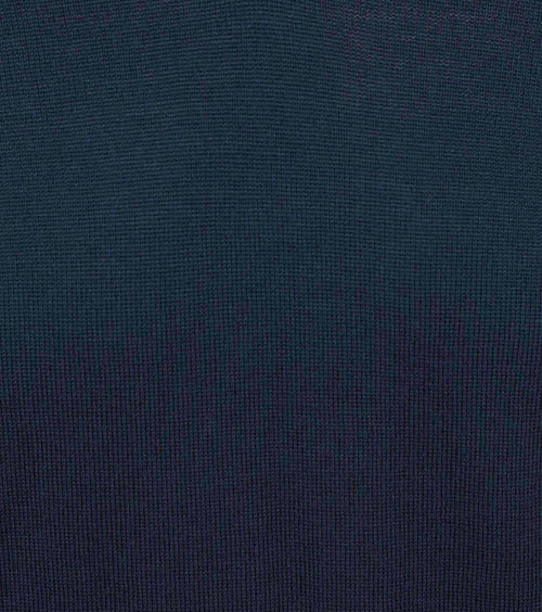 Merino pullover v-hals donkerblauw