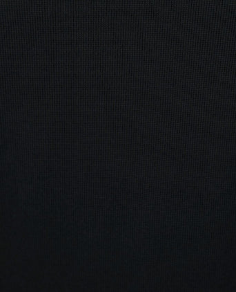 Merino halve rits trui zwart