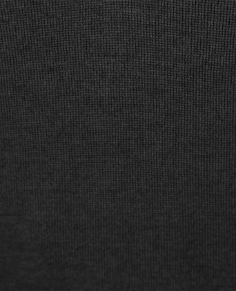 Suitable merino halve rits trui antraciet | Slim-fit