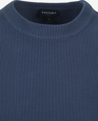 Respect mamase pullover mid blauw