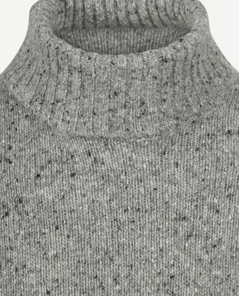 Coltrui donnegal tweed eco wool grijs