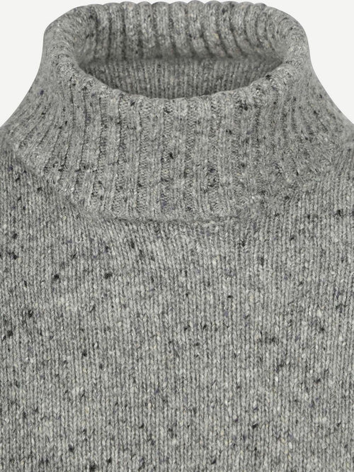 Coltrui donnegal tweed eco wool grijs